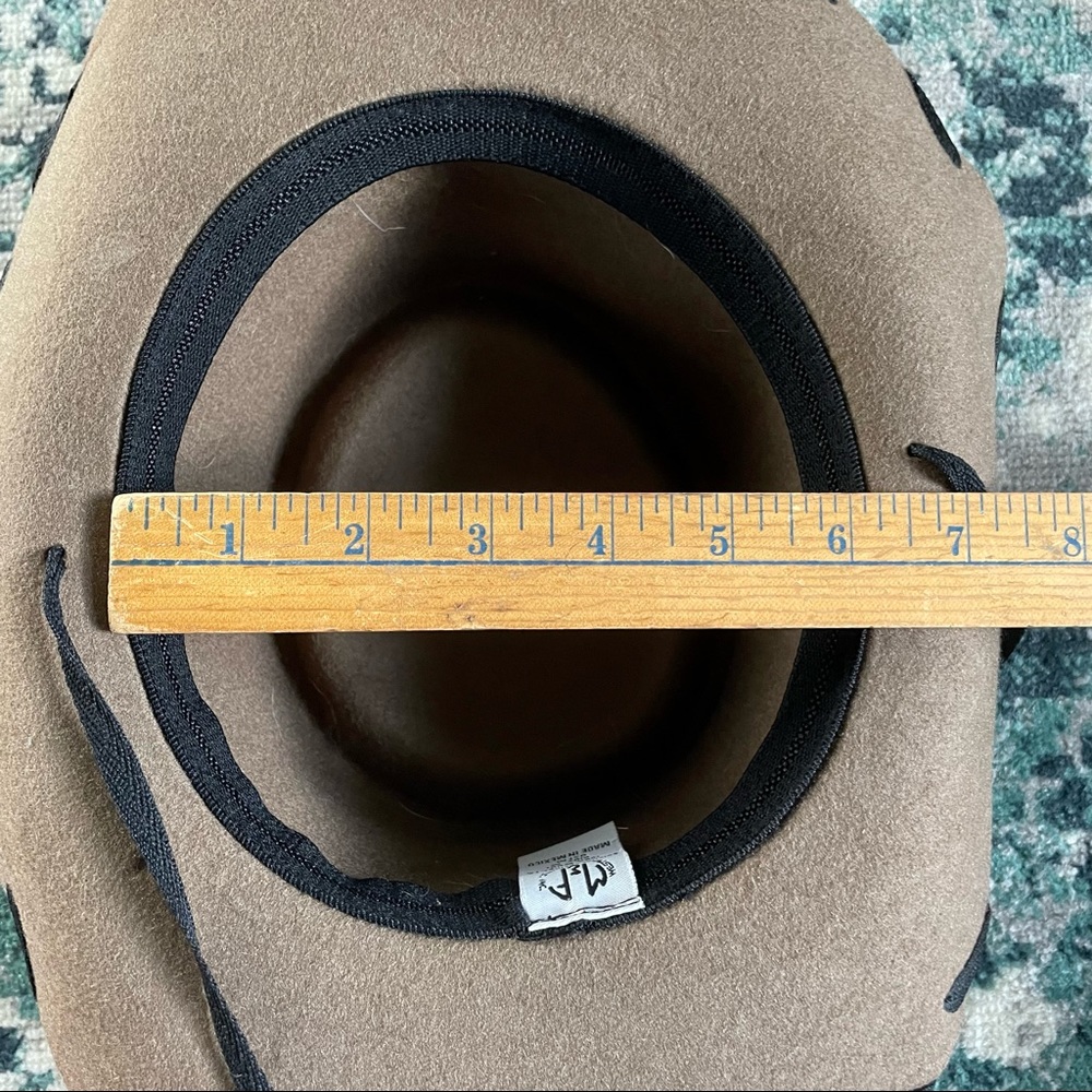M&F Western Products 100% Wool Cowboy Hat Whip Stitch Woody Style Kids Medium - Picture 7 of 9